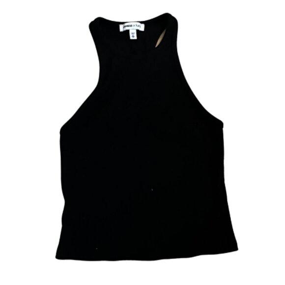 Fitted Ribbed High Neck Tank - Picture 2 of 4